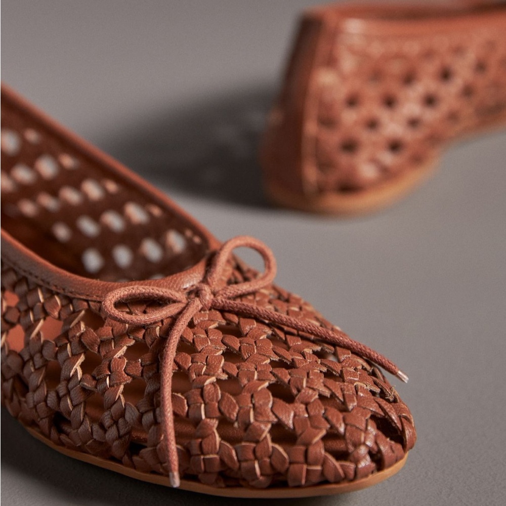 Pilcro Woven Ballet Flats VHTF NWT